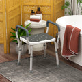 Tabouret de douche réglable avec accoudoirs